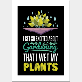 Excited About Gardening Posters and Art